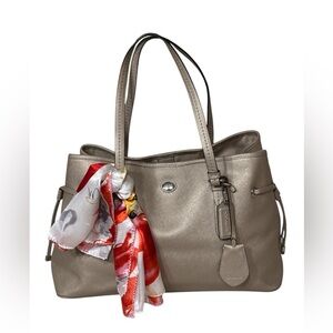 Coach Peyton Saffiano Leather Tote with Scarf — 2014